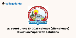 JKBOSE 2026 Class 10 Science Life Science Question Paper with Solutions